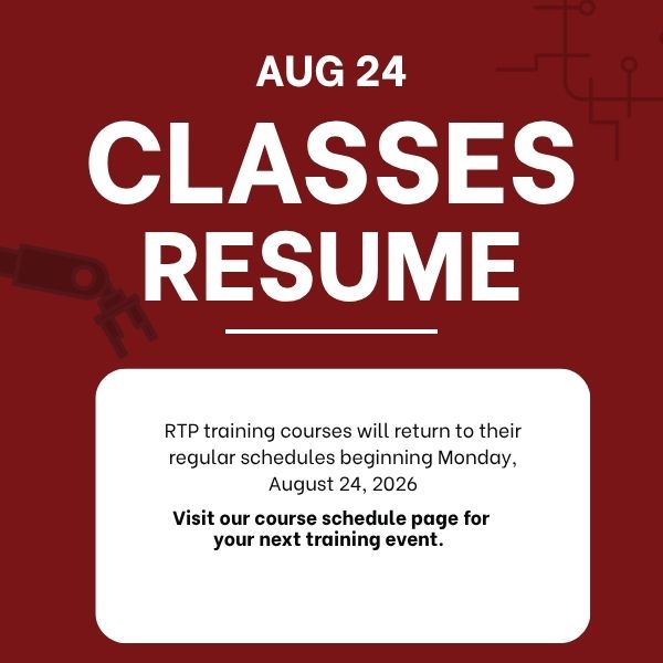 Classes Resume message
